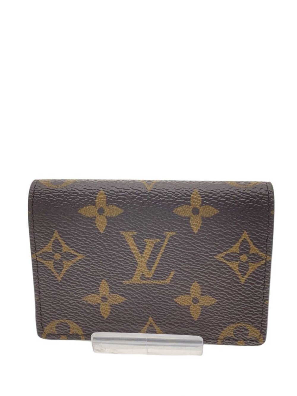LOUIS VUITTON Envelope Wallet Carte de Visite Monogram Canvas Brown